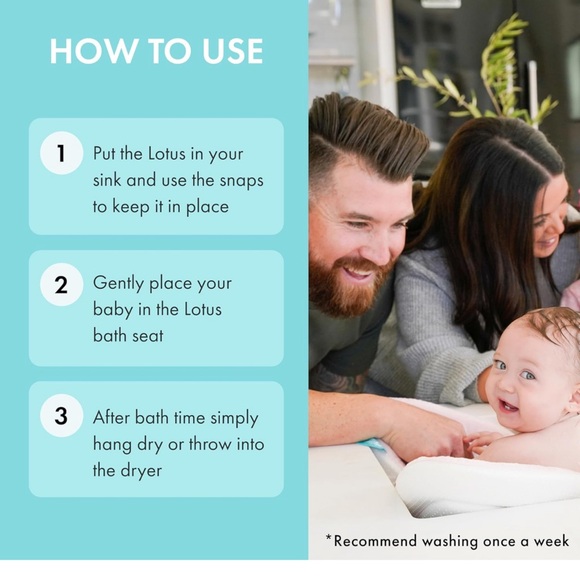 Blooming Bath Lotus for baby bath - Picture 9 of 10